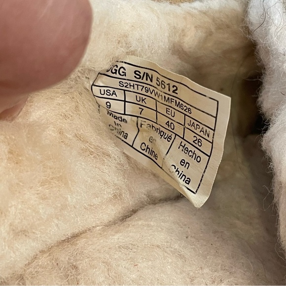 UGG Tan Moccasin Slippers with Plush Lining - Picture 3 of 4